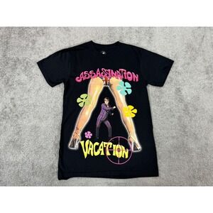 Drake Shirt Mens Small Black Assassination Vacation Austin Powers 2019 Tour EU